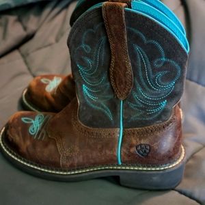 Ariat Women's Fatbaby Heritage Dapper Western Cowboy Boot Size 7